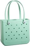 BOGG BAG BABY Small Waterproof Washable Tote for Beach Boat Pool Work School Sports 15x13x5.25 - Lightweight Cute Tote Bag, Under the Sea(foam), Small, Tote Bag