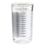 NCnnwovf Measuring Cup 4 Ounce/120ML Shot Glass Liquid Heavy High Espresso Glass Cup (Black)