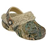 DAWGS Toddlers' Mossy Oak Fleece Fluffy Clogs Slippers Duck Blind Size 7-8