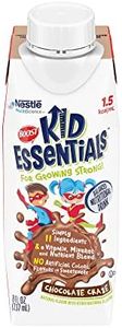 BOOST KID ESSENTIALS (1.5 kcal/mL) Chocolate Craze Nutritional Drink, 10g Protein, Vitamin C, D , B12, and Zinc, 8 Fl Oz (Pack of 24)