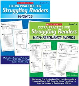 Scholastic Teacher Resources Extra Practice for Struggling Readers Bundle