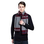 Scarf for Men Gift Idea Cashmere Scarfs Super Warm Soft Wool Scarf for Winter