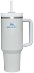 Stanley Quencher H2.0 FlowState Stainless Steel Vacuum Insulated Tumbler with Lid and Straw for Water, Iced Tea or Coffee, Smoothie and More, Fog, 40 OZ / 1.18 L