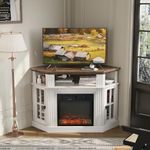 Flamaker Fireplace Corner TV Stand 