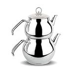 DESTALYA Turkish Teapot Set, Stainl