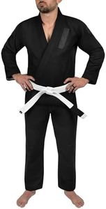 Hayabusa Classic Pearl Weave Jiu Jitsu Gi For Men and Women - Black, A2
