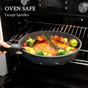 GiPP 11-Piece Non-Stick Ceramic Cookware Set – Grey, Detachable Handle, Induction Safe