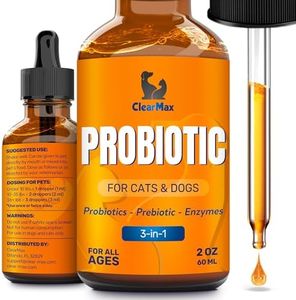 Probiotics for Dogs - Cat Probiotic - Great Dog Probiotics and Digestive Enzymes for Pet - Dog Digestive Enzymes & Pure Prebiotic - Canine Probiotic - Probiotics for Cats - Puppy Probiotic