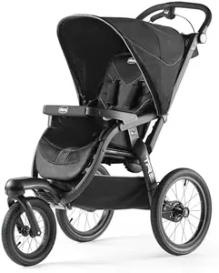 Chicco TRE® Jogging Stroller, All-Terrain Stroller, Compatible with Chicco Infant Car Seats (not Included), Baby Travel Gear | Galaxy/Black