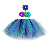 HIBA Peacock Tutu Skirt Dress Costume for Photoshoot 18-24 Months