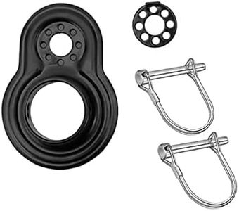 Thinvik Coupler Hitch Attachments for Instep and Schwinn Bike Trailers, Flat and Angled Couplers Metal, Bike Trailers Accessories for Kids&Pets,for Various of Bicycle Carriers, Trailer Sizeï¼Ë†Flat