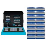 WILKINSON SWORD - Hydro 5 Razor Blades For Men, Blades, Carbon Coated, Hydrating Gel & Precision Trimmer, Pack of 16 Razor Blade Refills