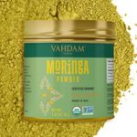 VAHDAM, Organic Moringa Powder (2.47oz/70g) 100% Raw, Gluten Free Moringa Leaf Powder (Moringa Oleifera) Perfect for Cooking, Smoothies, Lattes & Moringa Tea | Direct from Source