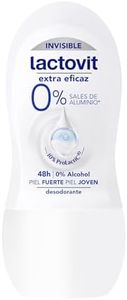 Lactovit Desodorante Extra Eficaz En Roll On Sin Sales De Aluminio, 0% Alcohol, Anti-irritaciones Y 48h De Eficacia, 50 ml