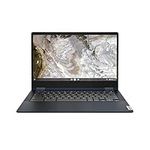 Lenovo Flex 5 Chromebook, 13" Touchscreen Convertible Laptop, Intel Core i3 Processor, 8 GB RAM, 64GB eMMC, ChromeOS, Blue, 82M70050CC