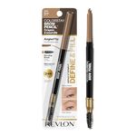Revlon Eyebrow Pencil, Colorstay Eye Makeup with Eyebrow Spoolie, Waterproof, Longwearing Angled Precision Tip, 205 Blonde, 0.01 Oz/ 0.35g