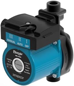 BOMGIE 123W Hot Water Recirculating Pump 115V, Hot Water Circulation Pump, Recirculation System Automatic Cast Iron Head 400GPH for Water Heater, Heated Flooring System Quiet