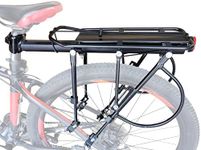 COMINGFIT 140KG Capacity Solid Bearings Universal Adjustable Bicycle Luggage Cargo Rack