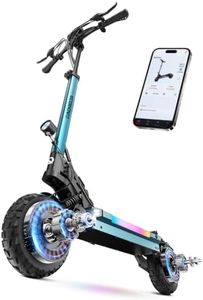 ECOROAD ES6 Dual Adults Electric Scooter, 1000W*2 Dual Brushless Motor, Max Speed 34 Mph, Up to 40-50 Miles Long Range, 10" Tubeless Tires with Dual Swing Arm Suspension Heavy Duty E-Scooter