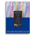 Fabriano Studio Cold Press Watercolor Pad, 9 x 12, White