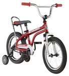 Schwinn Krate EVO Kids Bike for Boys and Girls Ages 3-5 Years, 16-Inch Wheels, Rider Height 38 to 48-Inches, Removable Training Wheels, Rear Coaster Brake, Apple Red