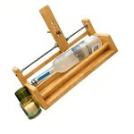 Friendly Wooden Glass Bottle Cutter Perfect for Artwork and Family Bonding Activities Safe Cutting Device
