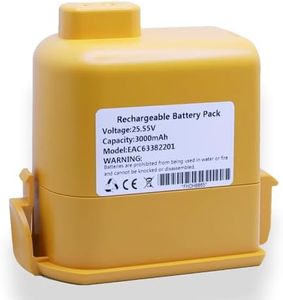 25.2V 3000mAh Battery Compatible with LG Cord Zero A9 A927KGMS A927KVMS A908VMR A9SM, MAX,Plus A9K-CORE A9K MAX A9T-Ultra A9K-PRO A9MULTI A916 A902RM A905M A906SM Vacuum Cleaner