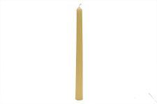 Aura 10" Long Taper Unscented Ivory Candles for Home Decor (Set of 12 Units)