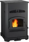 PelPro PP150 Pellet Stove for Home Heating - 150 lb Hopper, 49,200 BTU Heats up to 2,500 Sq. Ft., Easy-Dial Temp Control, Built-in Thermostat with Auto-Ignition, Powerful & Quiet 265CFM Blower