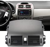 ZONFANT Upgrade Adjustable Air Volume Center Dash A/C Outlet Air Vent Panel With Hand Wheels Compatible With 2008-2013 Corolla, Replace#55670-02160 55663-02060