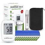 Vivachek Diabete Test Kit, Blood Sugar Tester with Ketone and Hypo Warning, NHS Approved, 900 Memory, Blood Glucose Monitor with Test Strips x 50 and Lancet x 50 -in mmol/L