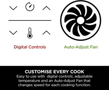 Ninja MAX Dual Zone Digital Air Fryer, 2 Drawers, 9.5L – 6-in-1 Non-Stick, Dishwasher Safe, Stone Gold