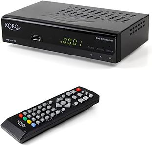 XORO HRS 2610 - Receptor digital de satélite con conexión HDMI y SCART, LAN, compatible con Unicable, reproductor multimedia USB 2.0, lista de canales ASTRA 19.2 preprogramada