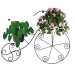 NAYAB Bicycle Wall Mounted Iron Plant Holder Hanger Stand Rack Without Pot Planters for Hanging Balcony, Garden, Indoor Outdoor Decor Corner Shelf (Cycle 65CM)