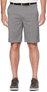 PGA TOUR Men's 9" Flat Front Golf Shorts with Active Waistband (Size 30-44 Big & Tall), Quiet Shade 2.0, 44