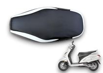 Activa 6G SEAT Bike Cover,Honda Activa Bike SEAT Cover,Activa SEAT Cover,pu Leather,Black and White Multi Colour