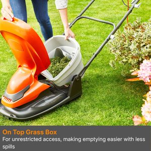 Flymo EasiGlide 360 Electric Lawn Mower – Compact Hover Design