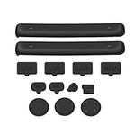 TNP Nintendo Switch Dust Cover Dust Proof Kit Accessory - Soft Rubber Plugs Set (13 Packs) Dust Prevention Cover Case Pack + Tempered Glass Screen Protector Nintendo Switch