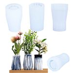 Cayway Vase Resin Moulds Silicone Set, 3 Style Vase Resin Casting Moulds Jewelry Silicone Casting Moulds for Epoxy Resin, Home Decoration