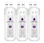 Refrigerator Water Filter 1 Compatible with Whirlpool W10295370A, W10295370, Kenmore 46-9930, Kenmore 46-9081 and EDR1RXD1 Water Filter(3 Pack,White)