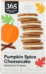 365 by Whole Foods Market, Cookie Sandwich Cremes Pumpkin Pie Cheesecake, 9.7 Ounce