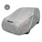 Motor Trend OV-643 TrueShield Waterproof SUV & Van Cover-Heavy Duty Outdoor Fleece-Lined Sonic Coating-Ultimate 6 Layer Protection (XXL-Length 225")