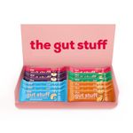 The Gut Stuff – Good Fibrations High Fibre Fruit & Nut Bars – Mixed Flavours – 12 x 35g Bar Box – Gut Friendly Snack, Gluten Free, Vegan, Low Calorie, All Natural