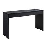 Convenience Concepts Northfield Console Table 48" - Contemporary Desk, Entryway, or Vanity Table for Hallway, Living Room, Office, Black