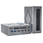 NiPoGi Mini PC Ιntel i5-11320H (up to 4,5 GHz),16GB RAM 512GB SSD Mini Computer, Micro PC Support 2x HDMI + VGA 4K UHD Triple Display, 4X USB 3.0, 1x LAN,WiFi 6 Mini Desktop PC