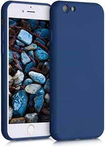 kwmobile Custodia Compatibile con Apple iPhone 6 / 6S Cover - Back Case per Smartphone in Silicone TPU - Protezione Gommata - blu scuro