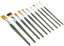 Plaid Folkart-Brush Set, synthetic, Multi-Colour, Medium