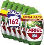 Ariel Washing Liquid Laundry Detergent Gel, 162 Washes (5.67 L x 6), With Platinum Extra Strain Removal, Brilliant Cleaning Even In A Cold Wash