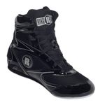 Ringside 3/4 Top Boxing Shoe (Black, 12)