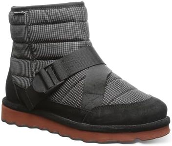 BEARPAW Men's Connor Boot | Men's Ankle Boot | Men's Boots | Comfortable Winter Boot, Black, 9